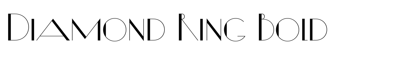 Diamond Ring Bold